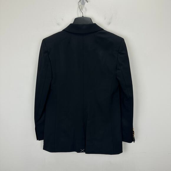 J.Crew Vivienne Blazer Italian Bi Stretch Wool Blend Black Classic $348 US 0 NWT - Picture 12 of 16